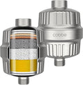 Cobbe HD HEAVY DUTY High Output Shower Filter 2 Pack – 99% REMOVAL Shower Head by Cobbe