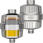 Cobbe HD HEAVY DUTY High Output Shower Filter 2 Pack – 99% REMOVAL Shower Head by Cobbe