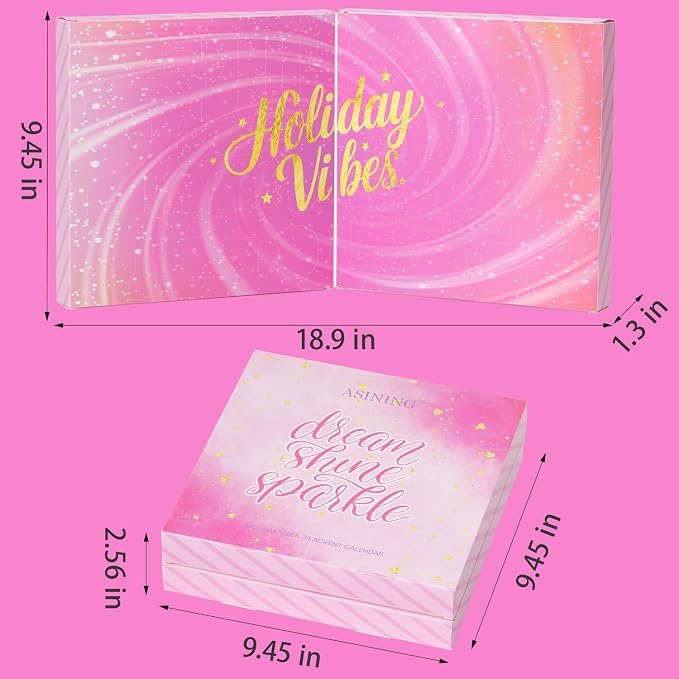 24 Day Beauty Care Advent Calendar, Makeup & Cosmetic Surprises, Birthday Gifts - Image 7