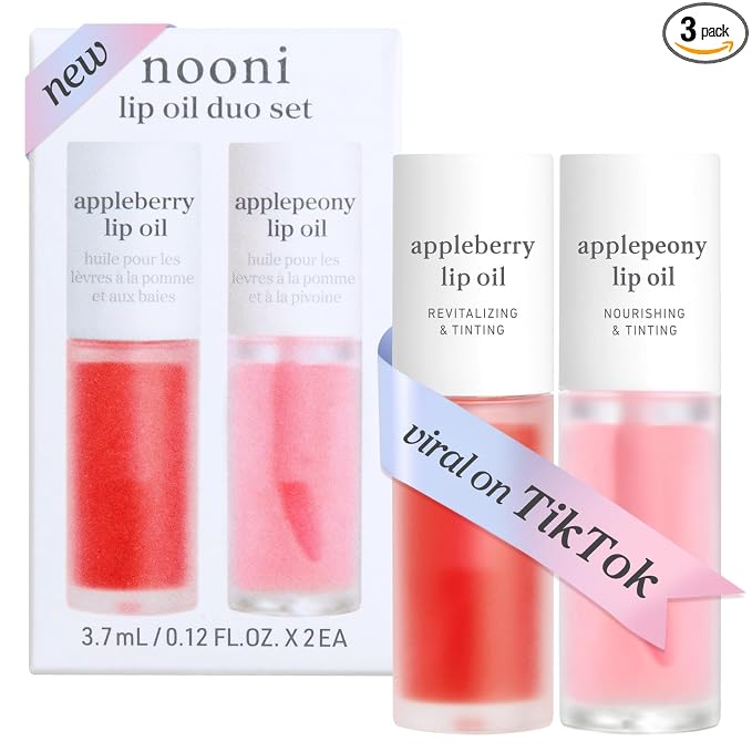 NOONI Korean Lip Oil Set by nooni