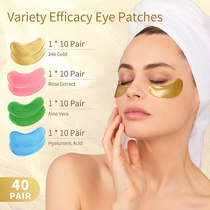 Under Eye Patches, 40 Pairs Eye Mask - Image 2