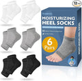 TEAWOO 6 Pairs Moisturizing Heel Socks by TEAWOO