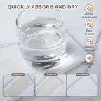 4PCS Water Absorbing Stone Tray - Image 2