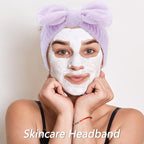 VELSCRUN Spa Headbands for Wash Face, Makeup Headband, Facial Skincare Headbands - Image 4
