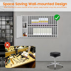 Professional Hair Color Organizer Rack, Wall Mounted Barber Salon Station - Image 5