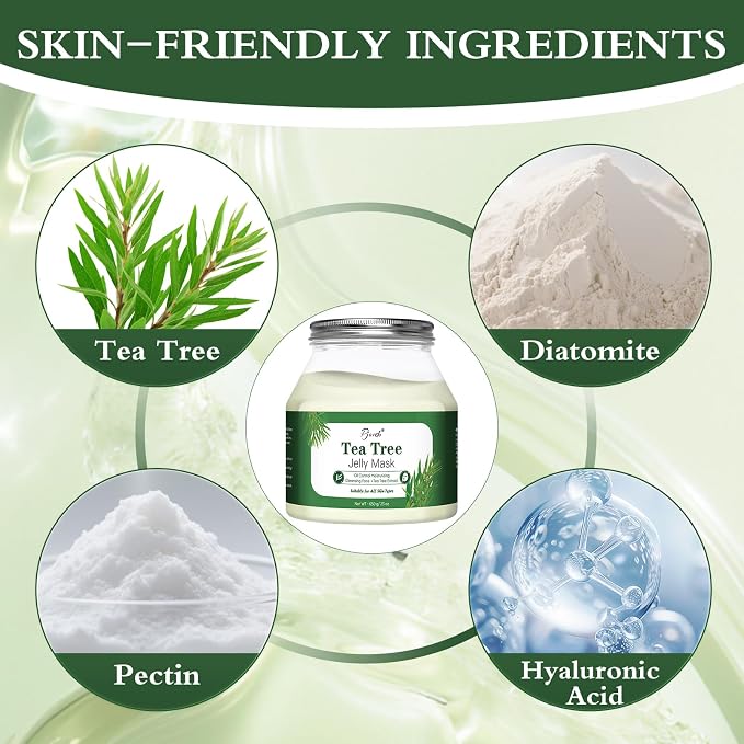 Pjordo Powder Jelly Mask for Facials Professional, Peel Off Facial Mask for - Image 2