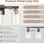 3-Light Bathroom Light Fixtures, Classic Wall Light Fixture - Image 5