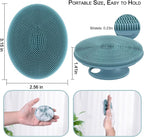 INNERNEED Silicone Face Scrubber, Exfoliating Brush Manual Handheld Facial - Image 4