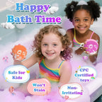 Bath Bombs for Kids with Surprise Toys Inside, Handmade Shell Bubble Bath Kit - Image 4