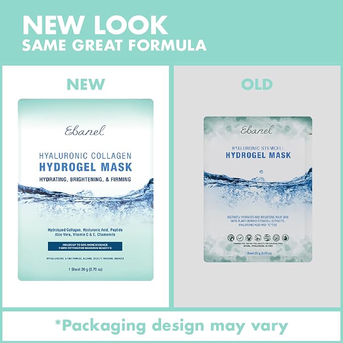 Ebanel 10 Pack Hydrogel Collagen Face Mask - Image 5