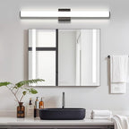 LED Bathroom Vanity Light Fixtures 31.5in Matte Black, Dimmable 24W 4000K - Image 6