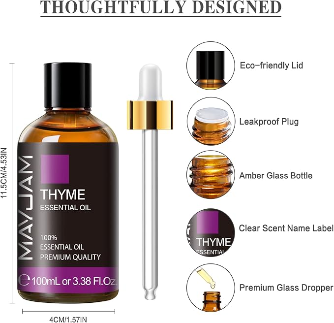 Thyme Essential Oil 3.38FL.OZ - Image 6