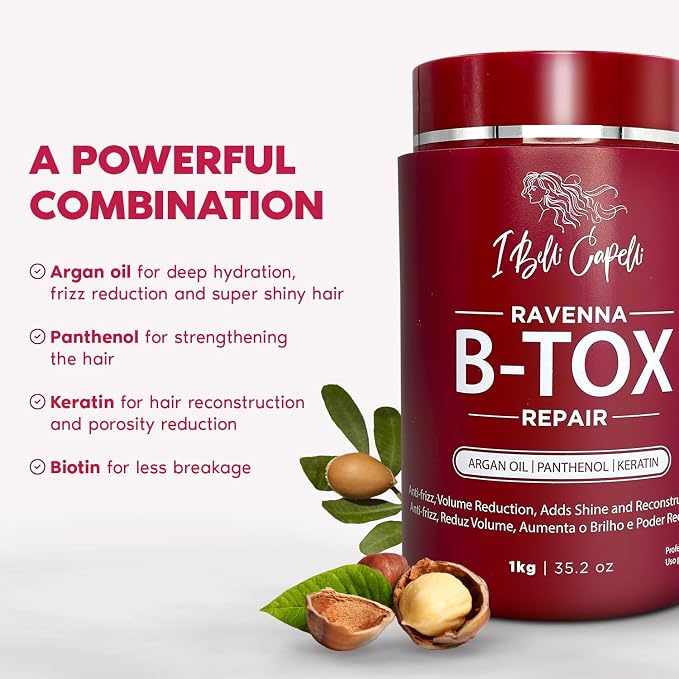 I Belli Capelli Ravenna B-tox Hair Smoothing Treatment - Image 5