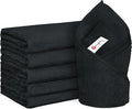 Orighty 6 Pack Black Hand Towels by AllRightinOrighty