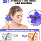 Scalp Massager Electric, Portable Scalp Massager Tool, Waterproof Head Massage - Image 3