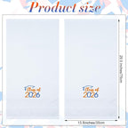 MASHAN Class of 2026 Graduation Hand Towels 3 Pack, 100% Cotton Soft Absorbent - Image 2
