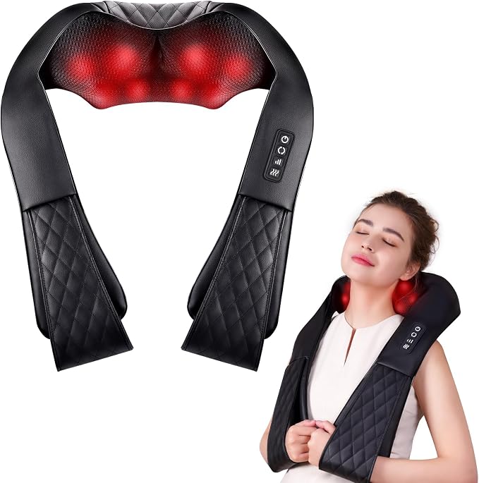 Shiatsu Neck and Back Massager, Corded Electric Neck Massager by COPYJOY