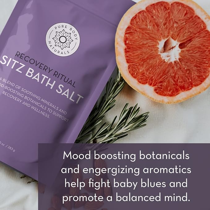Pure Body Naturals Sitz Bath Salt – Postpartum Care and Hemorrhoid Treatment – - Image 3