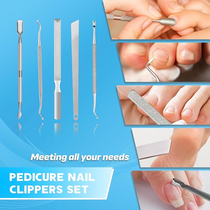 8-in-1 Heavy Duty Toenail & Fingernail Clippers - Image 7