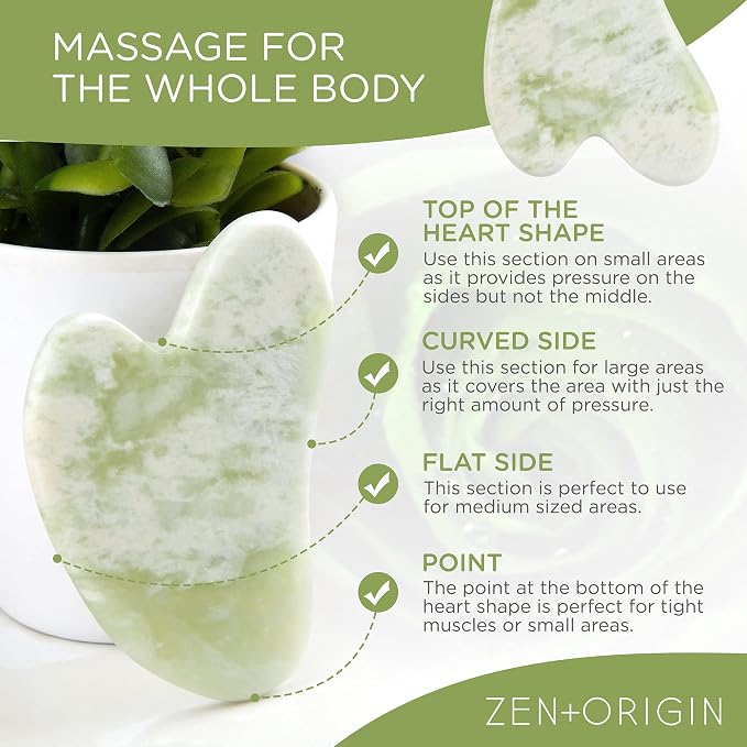 Jade Roller and Gua Sha Set - Image 3