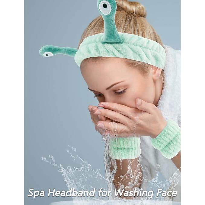VELSCRUN Spa Headband, Makeup Face Wash Skincare Headbands, Stuff - Image 2