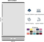 Hammam Linen Jumbo Large Bath Sheets Towels 2-Pack 35 x 70 Inches Soft and - Image 6