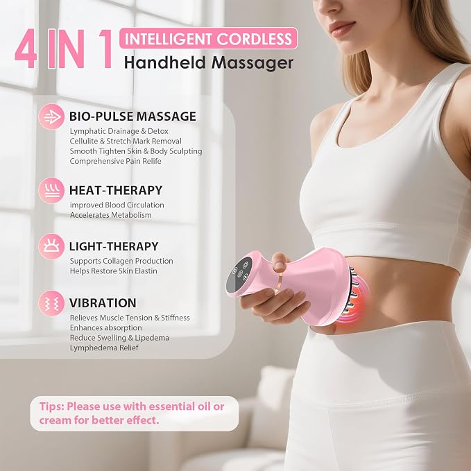 Lymphatic Drainage Massager, Anti Cellulite Massage Tool - Image 2