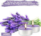 Purple Lavender Scented Tealight Candles - Image 4