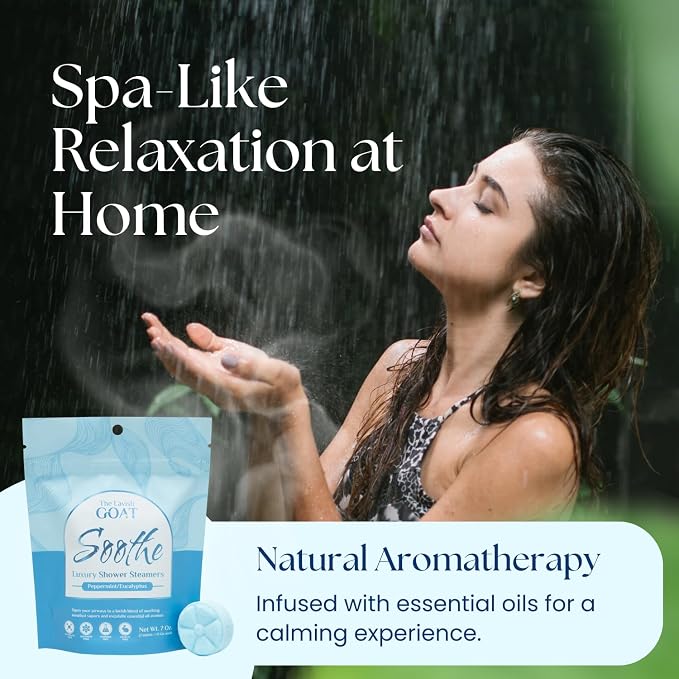 TLG Soothe Shower Steamers Aromatherapy 7 Pack – USA Made - Image 4