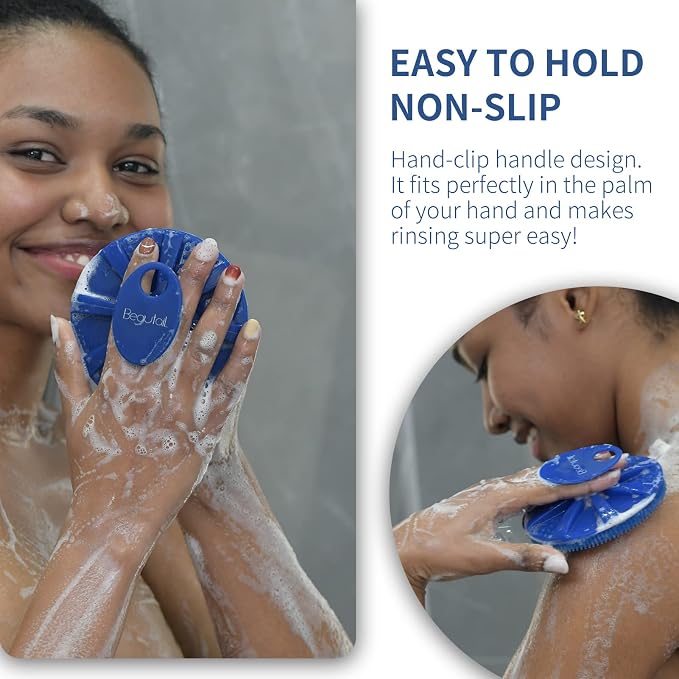Silicone Body Scrubber, BEAUTAIL Shower Bath Scrubber, More Hygienic Than - Image 4