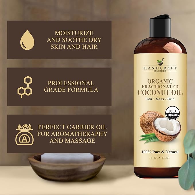 Handcraft Blends Organic Fractionated Coconut Oil | 100% Pure and Natural | - Image 6
