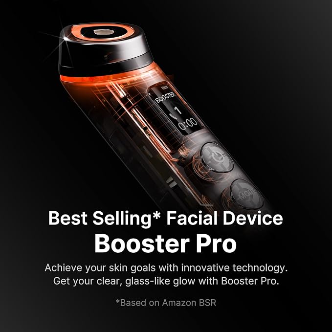 medicube Booster Pro | 6-in-1 Real Glass Glow Beauty Massager | - Image 2