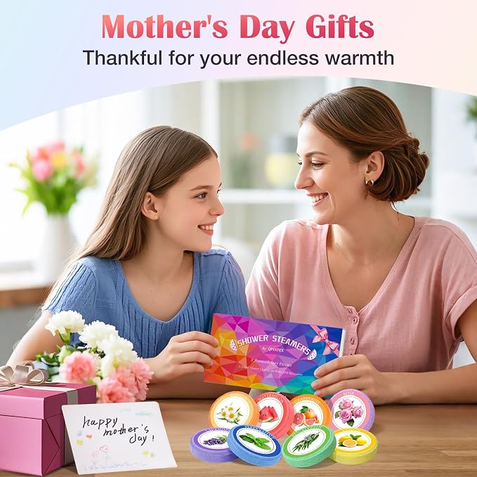 Qivatex Shower Steamers Aromatherapy, Mothers Day Gifts - Image 2
