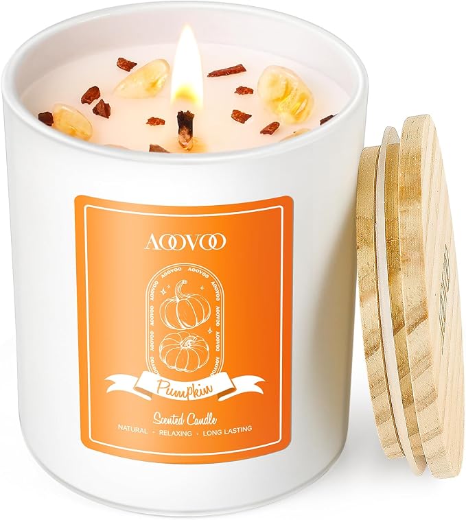 AOOVOO Pumpkin Scented Candles for Women by AOOVOO