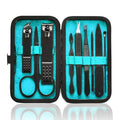 HANTEKAS Manicure Set 9 in 1 Stainless Steel, Nail Clippers Scissors Pedicure by HANTEKAS