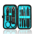 HANTEKAS Manicure Set 9 in 1 Stainless Steel, Nail Clippers Scissors Pedicure by HANTEKAS