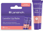 Lansinoh Lanolin Lip Balm, 2 Pack, 0.25 oz Each, Ultra-Moisturizing Lip Care by Lansinoh