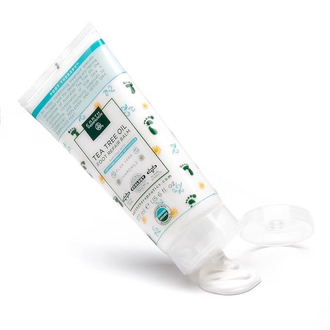 Earth Therapeutics Tea Tree Oil Foot Balm – Australian Tea Tree Oil w/Aloe Vera - Image 4