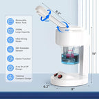 Portable Facial Steamer with Removable Water Cup, UV Ozone Nano Ionic Face - Image 4