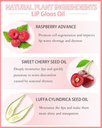 Plumping Lip Glow Oil, Hydrating Tinted Lip Oil Gloss, Transparent Toot Lip Oil - Image 2