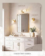 Fabric Bathroom Light Fixture, HWH 1-Light Sconce Wall Lighting - Image 7