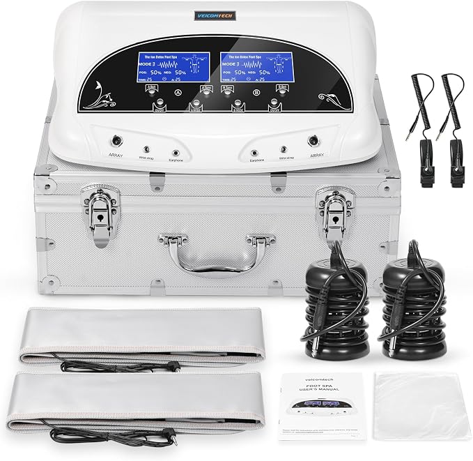 veicomtech Dual Ionic Foot Bath Detox Machine by Veicomtech