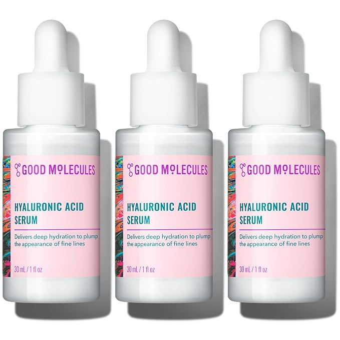 Good Molecules Hyaluronic Acid Serum Pack 3 – 30 ml Each | 1% Hyaluronic Acid by GoodMolecules