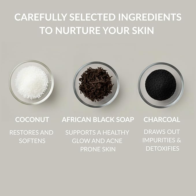 SpaScriptions Exfoliating African Black Soap Body Wash - Image 4