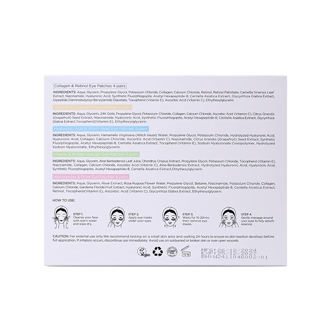 Yeokoe Under Eye Patches for Dark Circles, Eye Mask for Puffy Eyes - Image 9