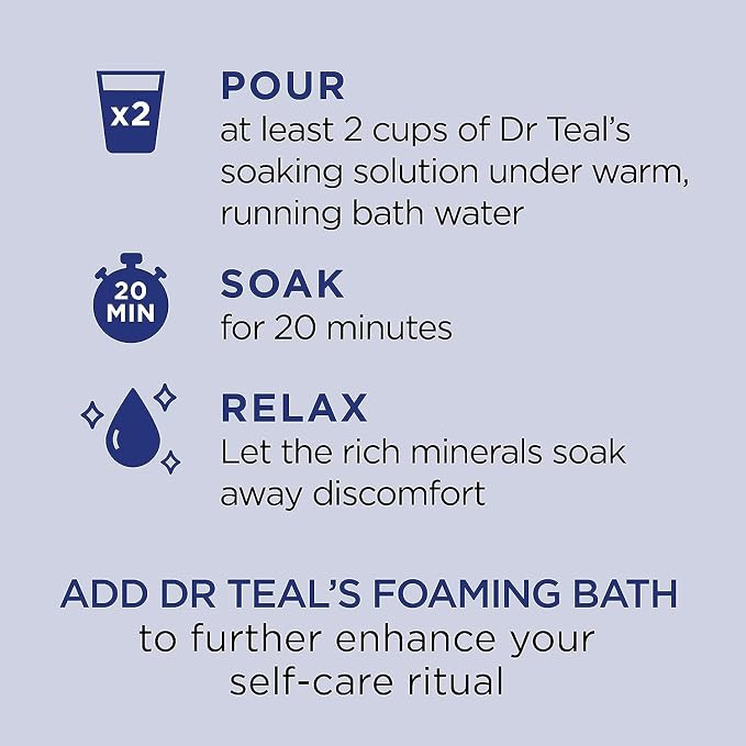 Dr Teal's Pure Epsom Salt Soak, Fragrance Free, 4 lbs - Image 6