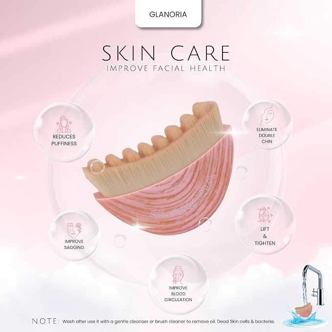 3 in 1 Lymphatic Contour Face Brush – Face Brush - Image 5