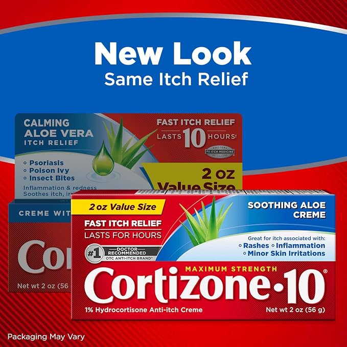 Cortizone-10 Maximum Strength Soothing Aloe Itch Relief Cream, 1% Hydrocortisone - Image 4