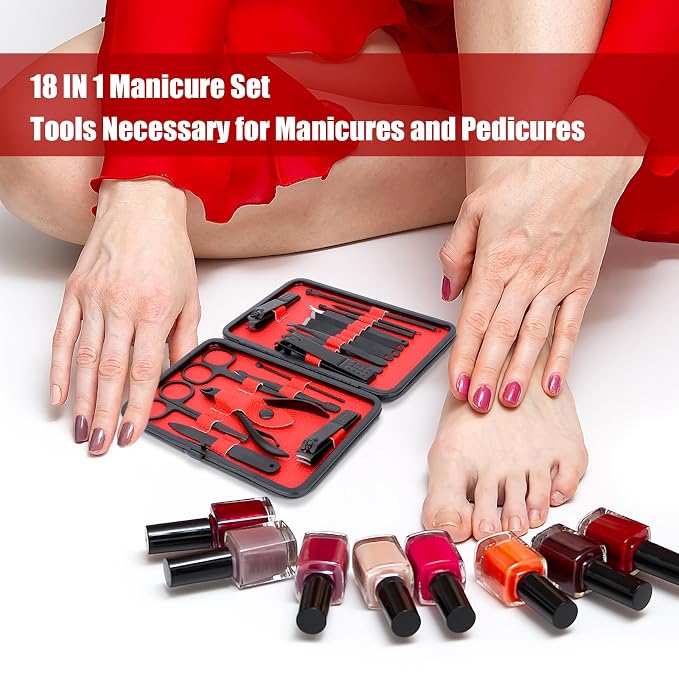 Manicure Set-Stainless Steel Nail Care Set-Professional Ingrown Toenail Clipper - Image 6