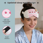 PERFECTSIGHT Sleep Eye Masks, Cute Sleep Eye Cover Lightweight Adjustable - Image 4